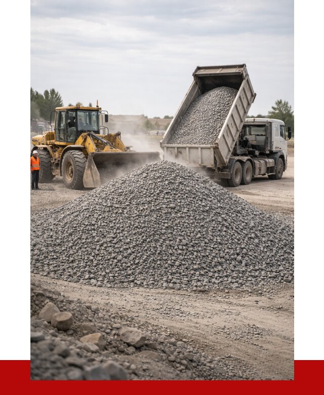 Купить щебень с доставкой в Петергофе от 2615 руб. | ПРОНЕРУДПтф