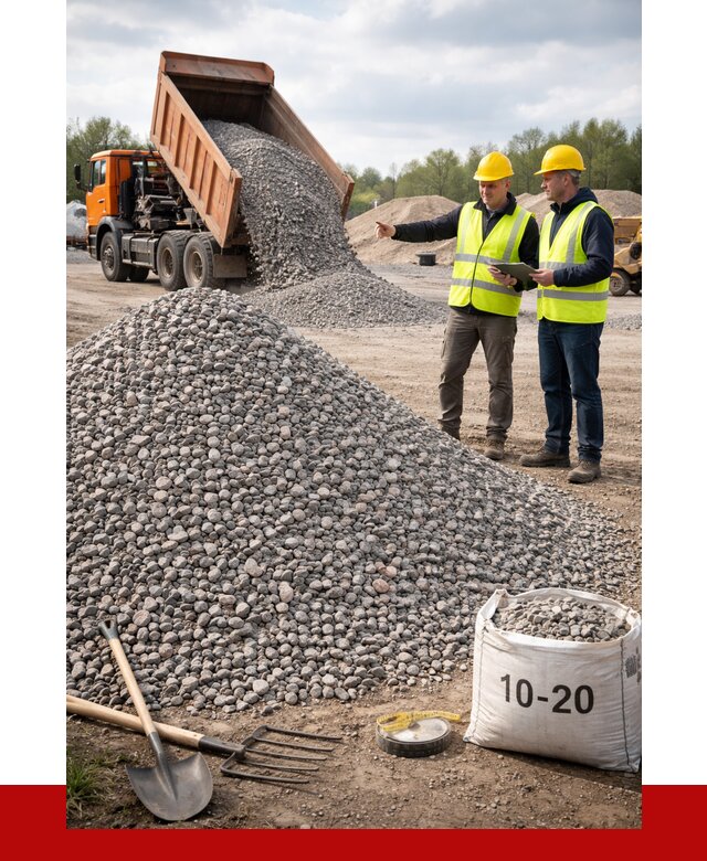 Гранитный щебень фракция 10-20 в Петергофе от 4394 руб.|ПРОНЕРУДПтф