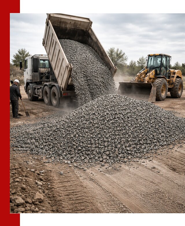 Гранитный щебень фракция 10-20 с доставкой в Петергофе