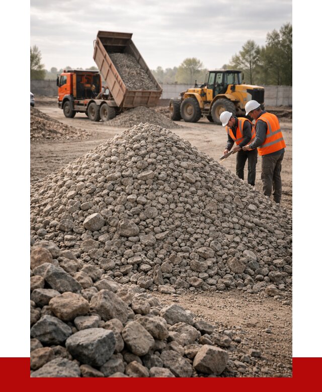 Гранитный щебень фракция 40-70 в Петергофе от 2615 руб ПРОНЕРУДПтф