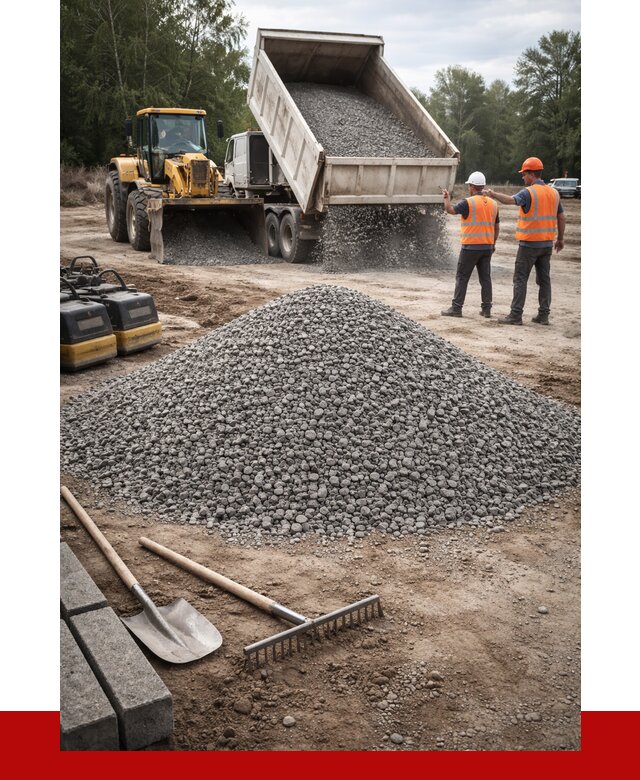 Гравийный щебень купить в Петергофе от 2301 р. ПРОНЕРУДПтф