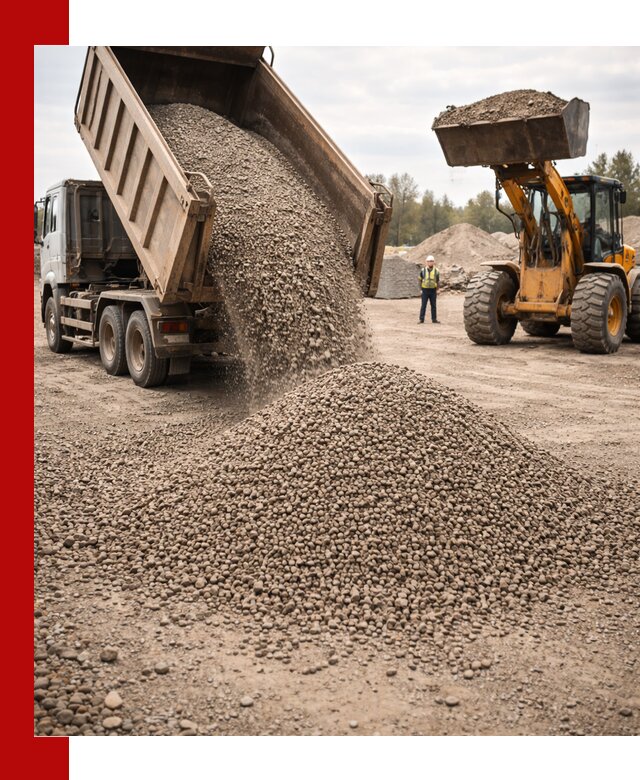 Гравийный щебень фракция 3–10 с доставкой в Петергофе