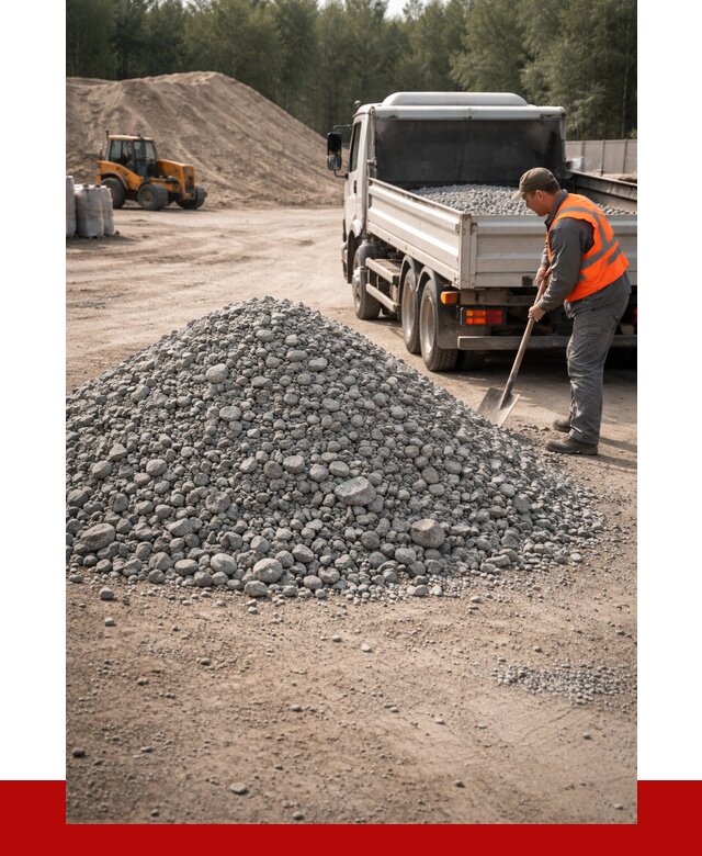 Гравийный щебень фракция 5-10 в Петергофе от 2301 р. | ПРОНЕРУДПтф