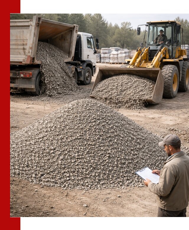 Гравийный щебень фракция 5–10 с доставкой в Петергофе