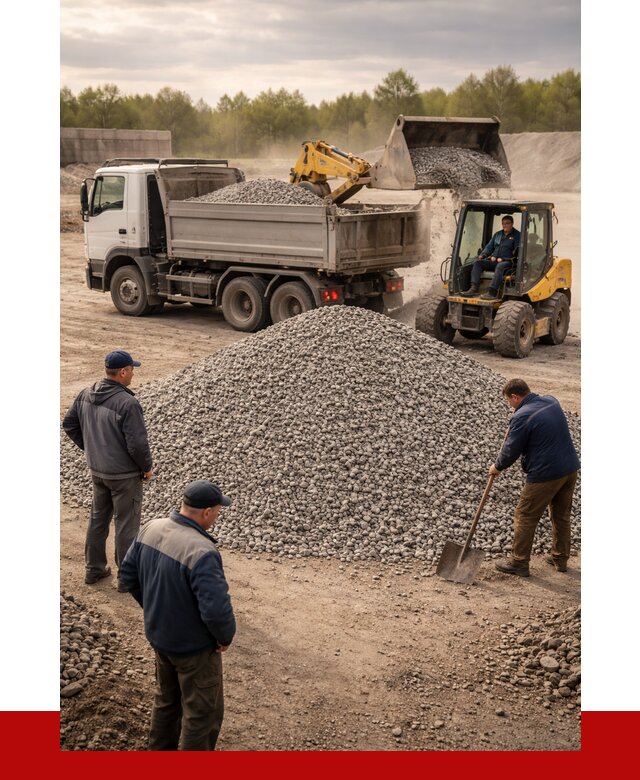Гравийный щебень фракция 5-20 в Петергофе от 2511 р. ПРОНЕРУДПтф
