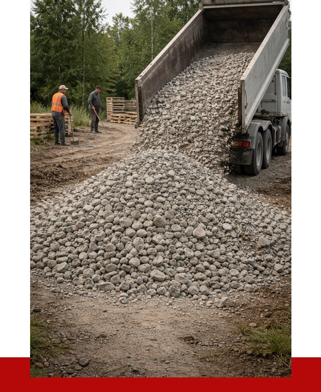 гравийный щебень фракция 70-120 в Петергофе от 2563 р. ПРОНЕРУДПтф