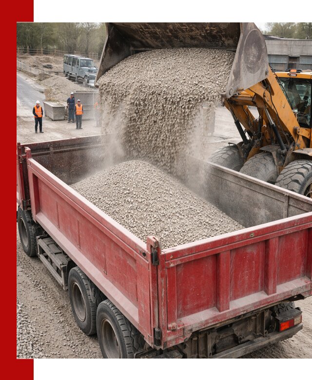 Купить известняковый щебень фракции 0-5 с доставкой в Петергофе