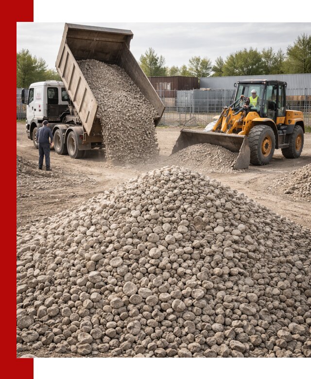 Доломитовый щебень фракции 20–41 с доставкой в Петергофе