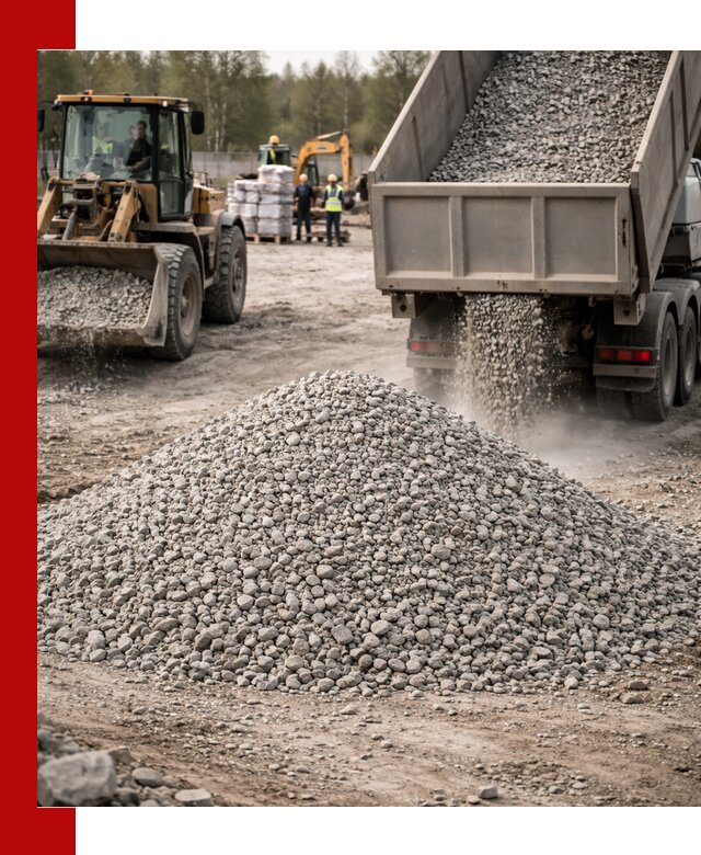 Вторичный щебень фракции 5-20 в Петергофе — доставка и продажа крупнотоннажно