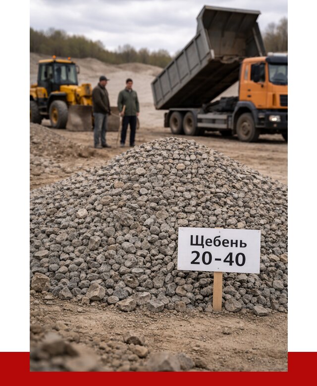 Бетонный щебень фракция 20-40 в Петергофе от 2563 р. | ПРОНЕРУДПтф