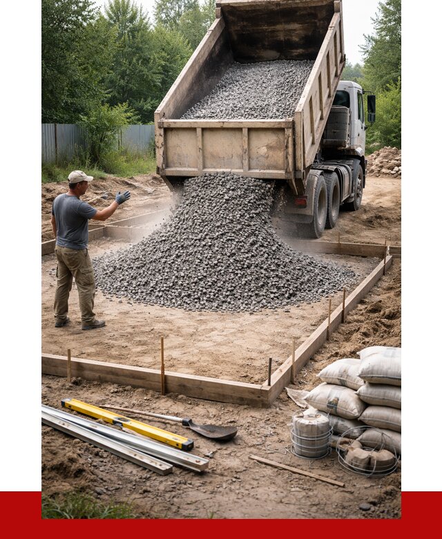 Купить щебень для фундамента в Петергофе от 4707 р. | ПРОНЕРУДПтф