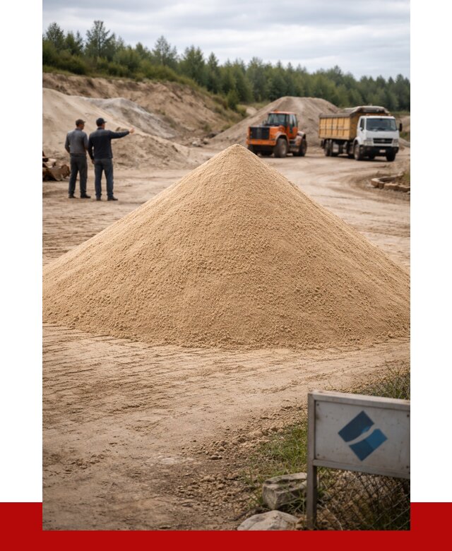Карьерный песок навалом в Петергофе от 1883 р. | ПРОНЕРУДПтф