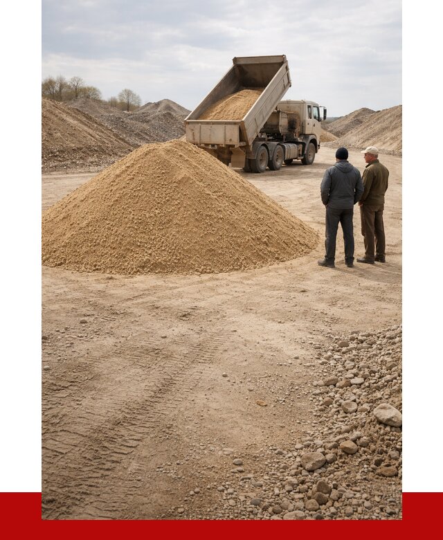 Карьерный песок крупнозернистый в Петергофе от 8892 р | ПРОНЕРУДПтф