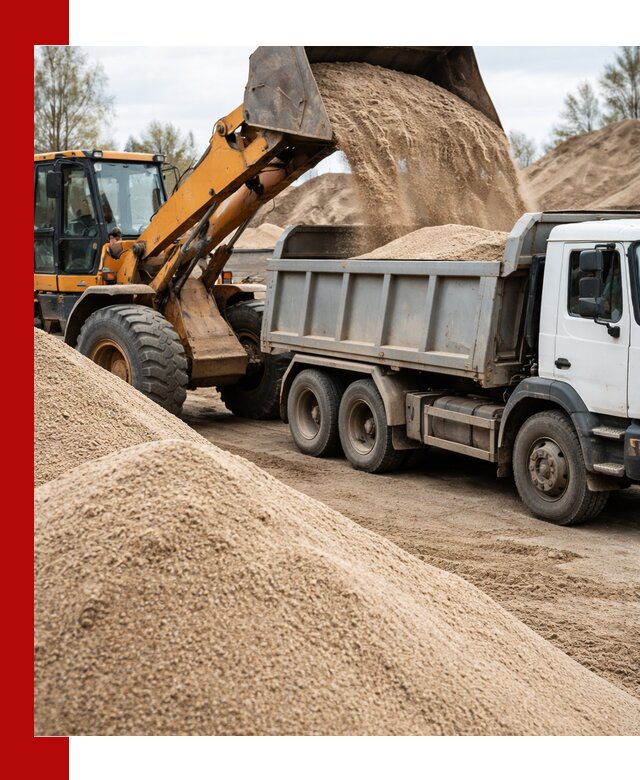 Доставка сеяного песка в Петергофе оптом и в розницу