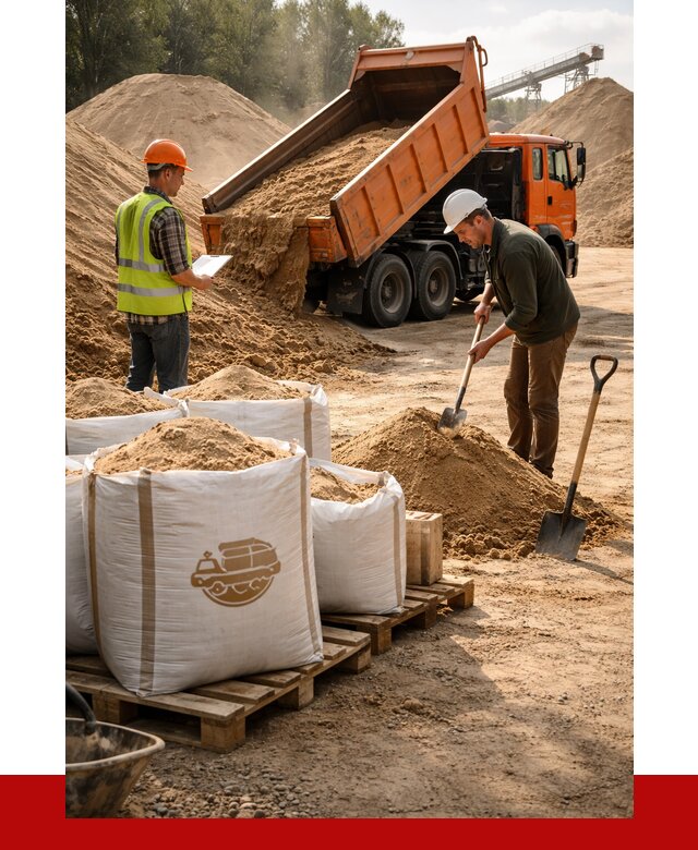 Строительный песок в Петергофе от 2301 р. с доставкой, ПРОНЕРУДПтф