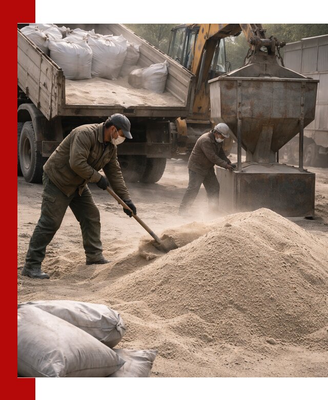 Кварцевый песок для пескоструя в Петергофе — доставка и качество