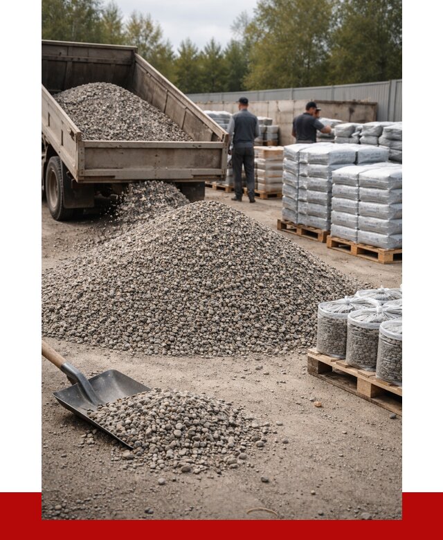 Гравий фракция 5-20 в Петергофе купить от 2406 р. ПРОНЕРУДПтф