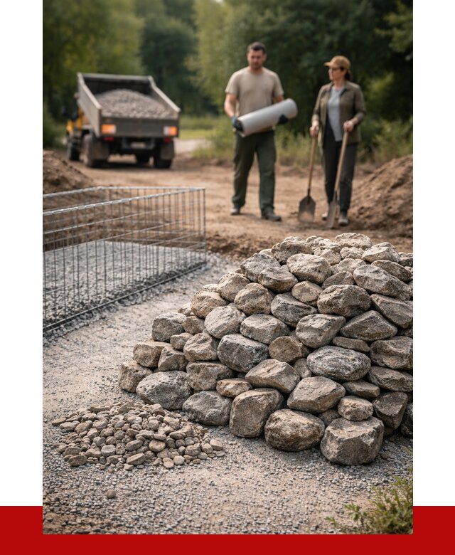 Камень для габионов фракция 100-200 в Петергофе от 5021 р. | ПРОНЕРУДПтф