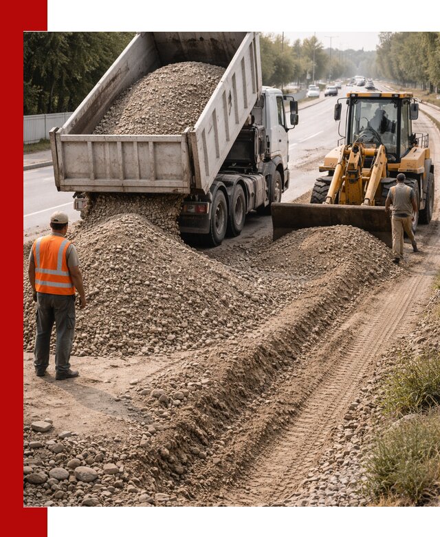 Опгс для устройства дорог и подсыпки в Петергофе