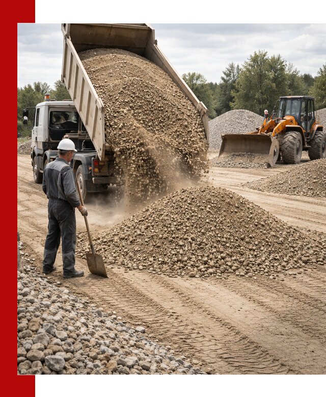 Доставка щпс С3 в Петергофе самосвалами и бортовыми грузовиками