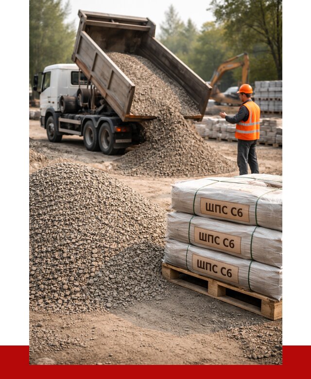 ЩПС С6 в Петергофе с доставкой от 2301 р. за куб | ПРОНЕРУДПтф