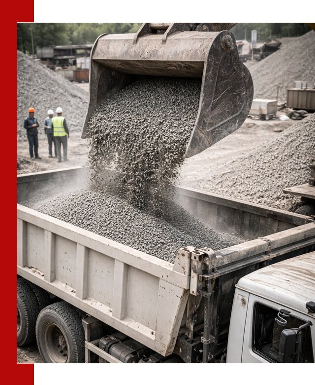 Отсев и крошка для строительства и дорожных работ в Петергофе