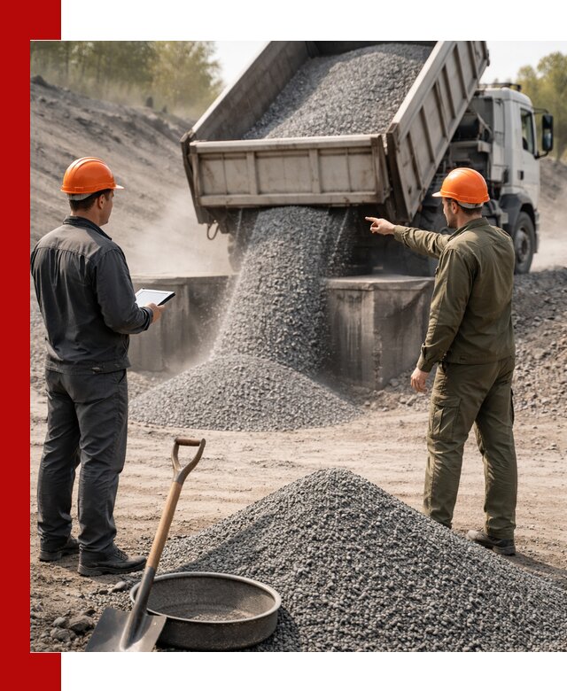 Гранитная крошка фракция 2-5 доставка в Петергофе
