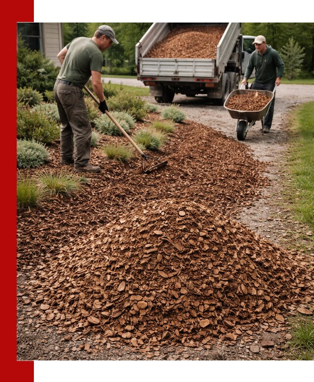 Крошка для мульчирования с доставкой в Петергофе