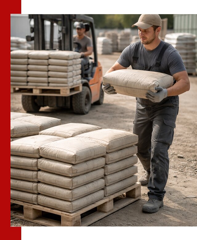 Доставка цемента в мешках оптом и в розницу в Петергофе