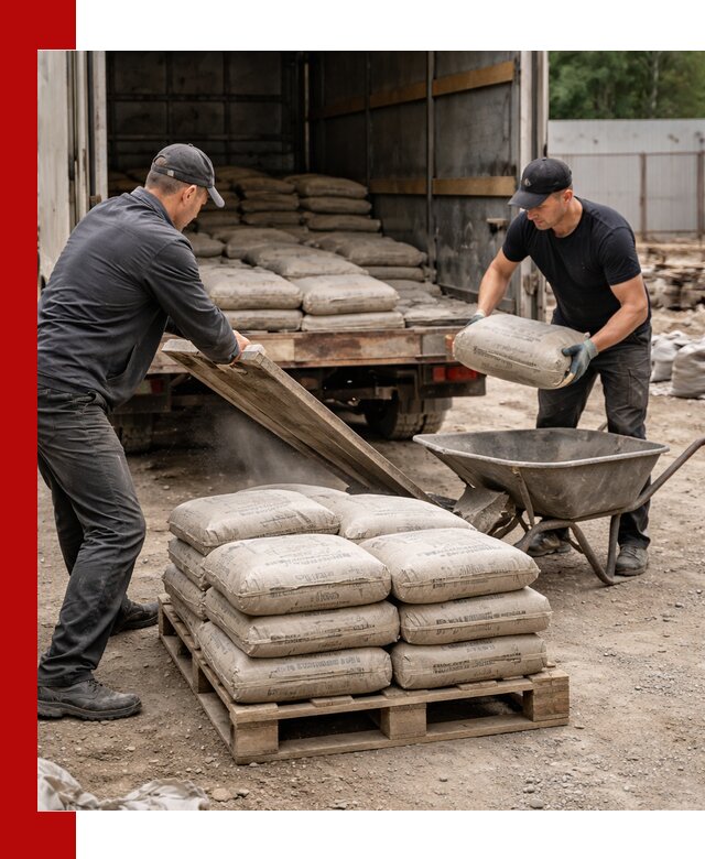 Пескобетон М300 с доставкой в Петергофе по выгодной цене