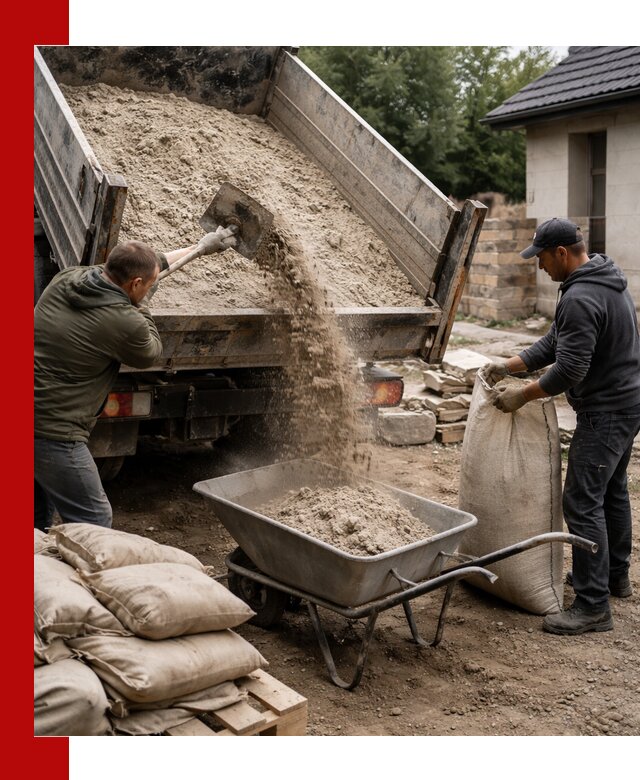 Качественная сухая смесь для кладки с доставкой в Петергофе