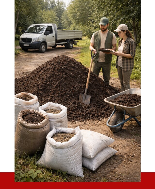 Купить грунт с доставкой в Петергофе от 4707 р. за м3 | ПРОНЕРУДПтф