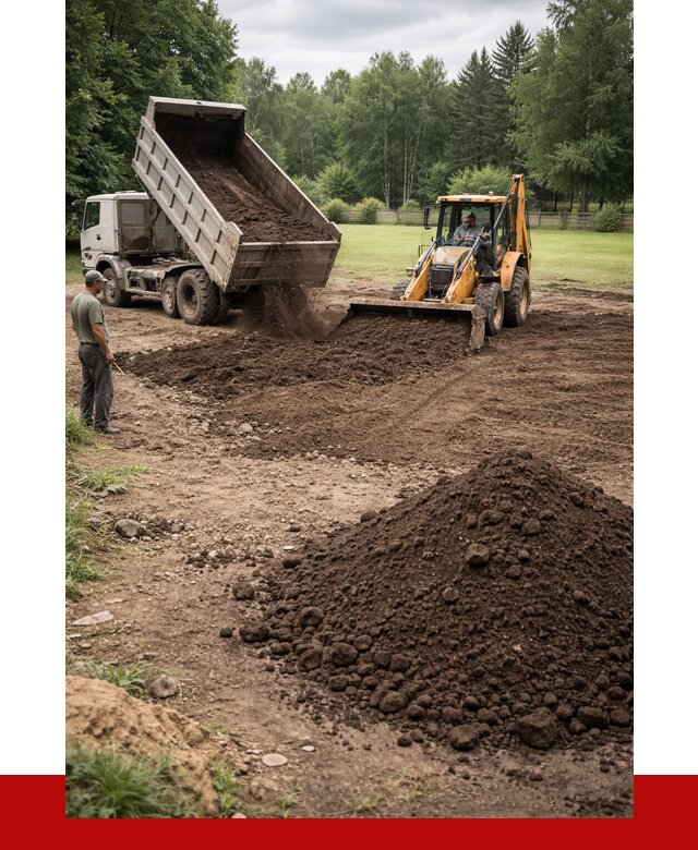 Грунт для выравнивания участка в Петергофе от 1255 р. | ПРОНЕРУДПтф