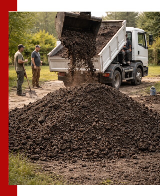 Доставка и продажа чернозема в Петергофе оптом и в розницу