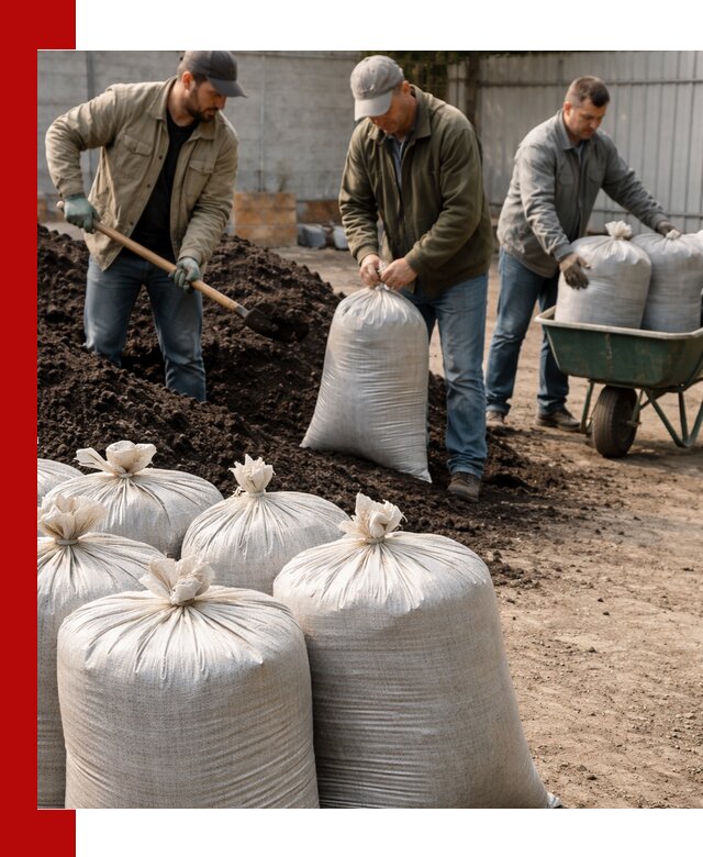 Купить чернозем в мешках с доставкой в Петергофе