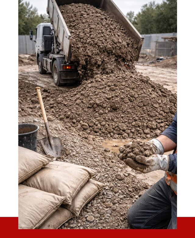 Купить глина для засыпки в Петергофе от 1255 р. за куб | ПРОНЕРУДПтф