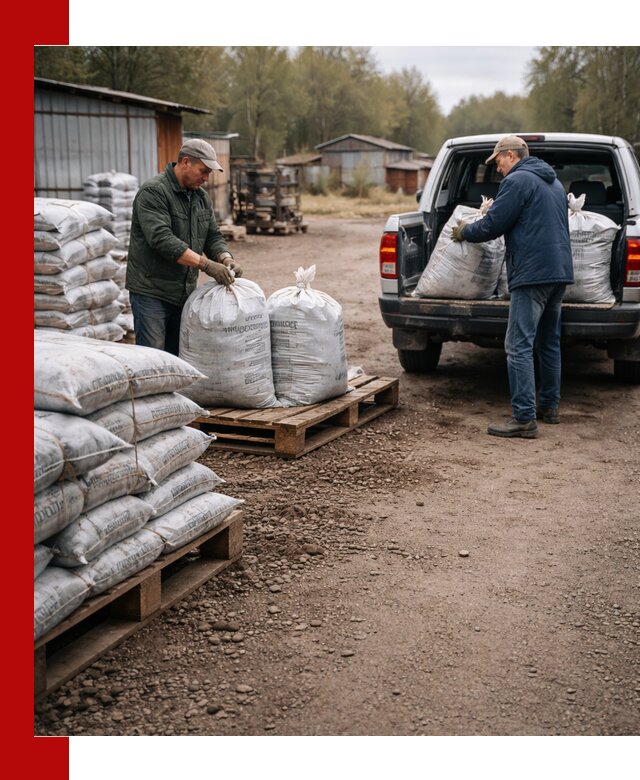 Купить конский навоз в мешках с доставкой в Петергофе