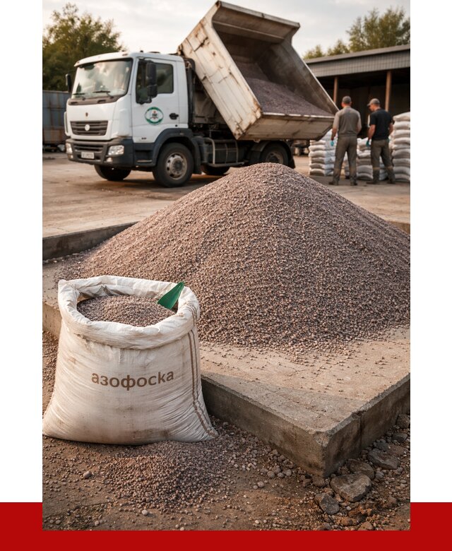 Купить азофоска в Петергофе с доставкой от 1255 р. за куб | ПРОНЕРУДПтф