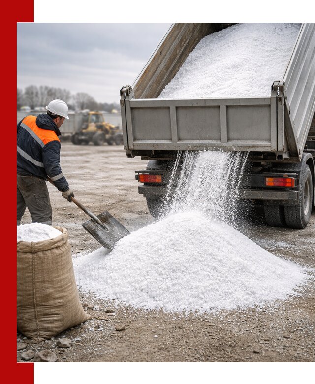 Поставка хлористого натрия оптом и в розницу в Петергофе