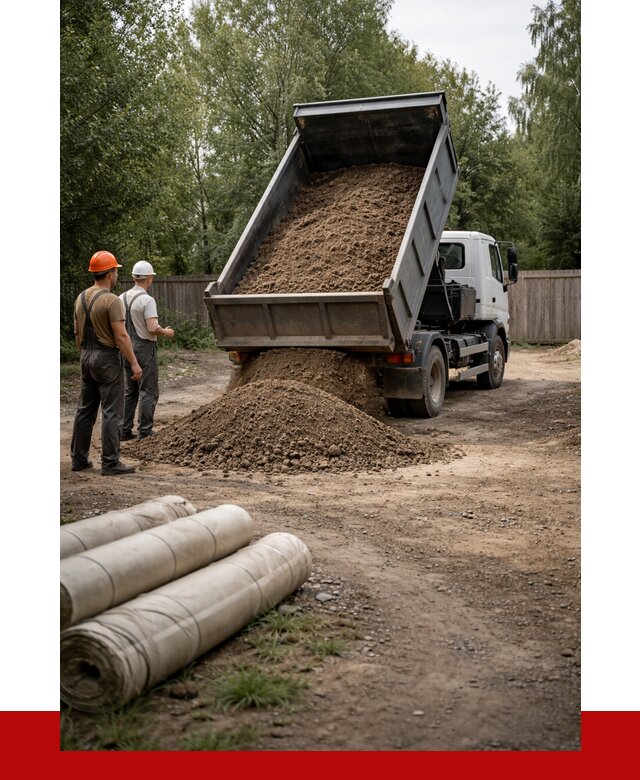 Доставка сыпучих материалов самосвалом в [cvi] от 4394 р. | ПРОНЕРУДПтф