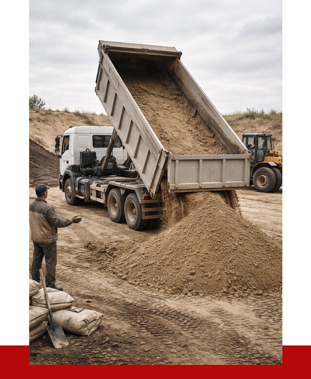 Доставка самосвалом 20 кубов в Петергофе от 7846 р. | ПРОНЕРУДПтф