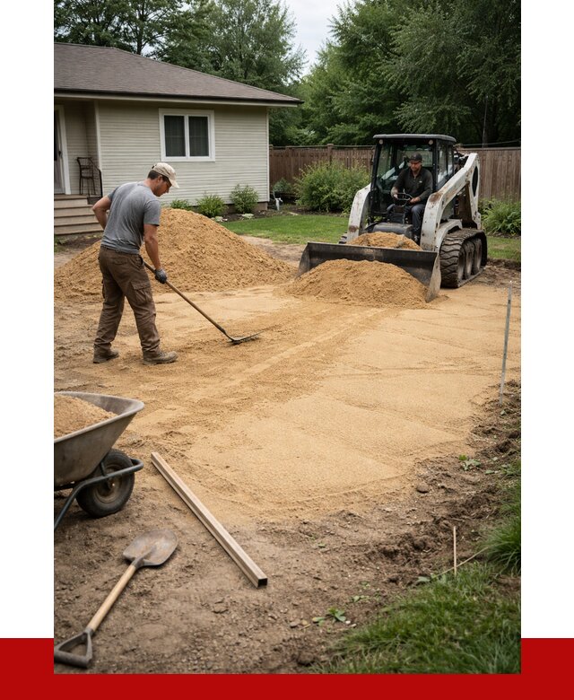 Отсыпка участка песком в Петергофе, от 2615 р., ПРОНЕРУДПтф